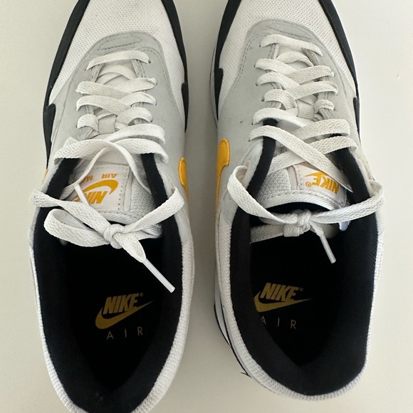 Nike Air Max Sneakers - White, Black, Yellow - Picture 4 of 6